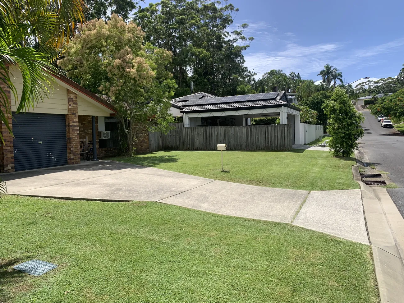 Tidy front lawn and driveway